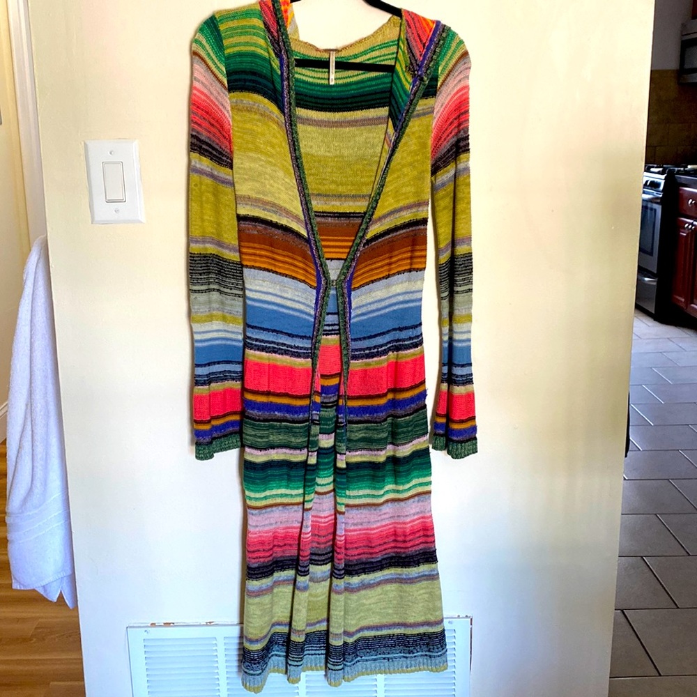 FreePeople multicolored duster